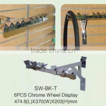 Slatwall Bike Wheel Display
