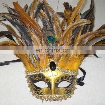 wholesale party masquerade masks with stick/half face masquerade masks MSK24