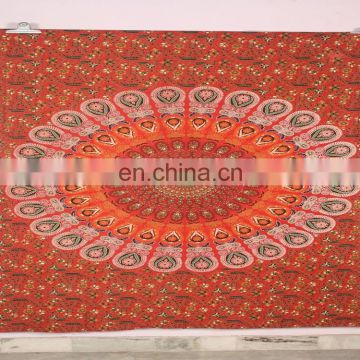2017 Wholesale Indian Bohemian Colorful Mandala Wall Hanging Tapestry