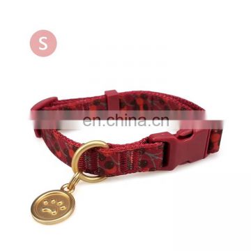 Hot sale adjustable pet dog collar outdoor collar custom dog collar