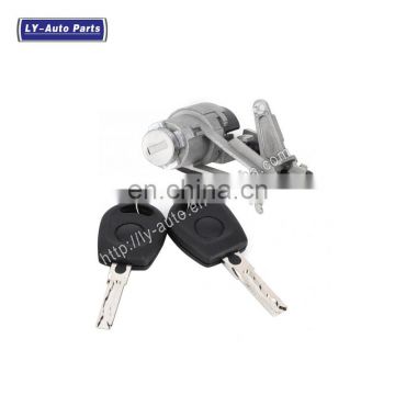LY-Auto Parts OEM Quality For VW Golf Tailgate Trunk Door Lock Boot Barrel 2 Keys 1J6827297G