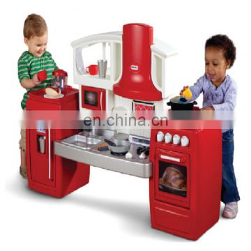Kids household kitchen toy plastic cooking play set baby toy kitchenware