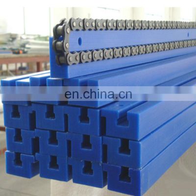 plastic high wear resistance steel galvanized UHMWPE roller chain guide