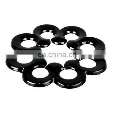 black antique flower trivets for kitchen