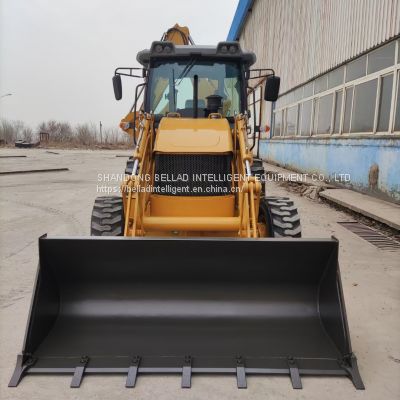 Heavy duty 4x4 compact 1.1m3 bucket capacity China simple and easy to use backhoe loader with CE