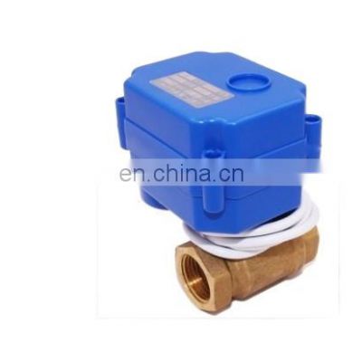 12v electric water valve mini 2 way DN15 DN20 DN25 DC12V brass electric water valve