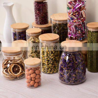 Bamboo Plug Storage Jar Customized High Quality Kitchen Premium Home Storage & Organization Kitchen & Tabletop
