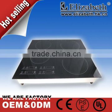 2012 High quality 4 burner touch control induction cooker electric hob(EI-402)