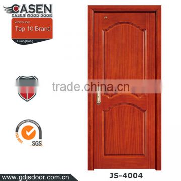 The latest Indian flat panel red wooden front door