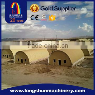 240 Hydraulic Mobile K Roof Arch Sheet Building Machine