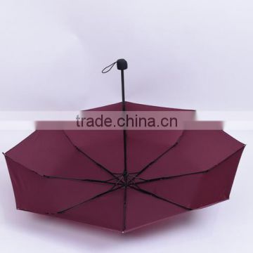 Advising fold umbrella with pongee fabric