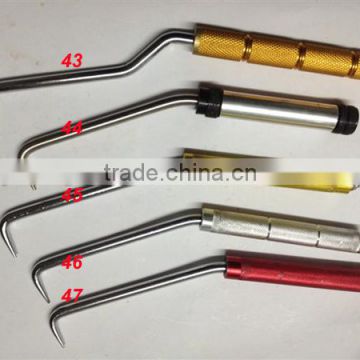 Binding wooden hand wire twister tools Chrome or wood handle and bearing inside