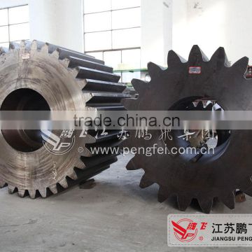 Pinion for rotary kiln and ball mill