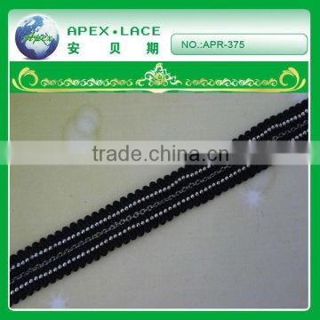 poyester tape with chain for garment