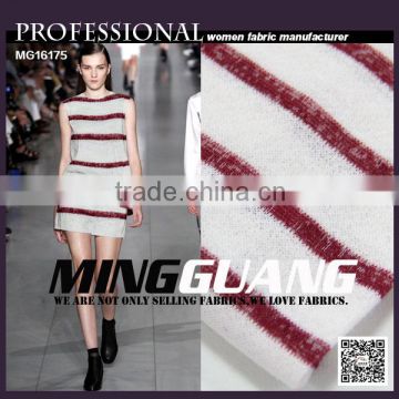 T/R composition new design hot sell in the Europe for young lady's garments knitted fabric