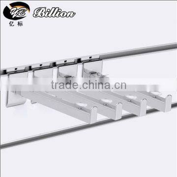 Hot sale metal slatwall hook retail slatwall bracket fitting for glass