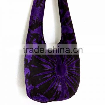 wholesale best quality hippie cross body shoulder bags tie and die hippie shoulder bag