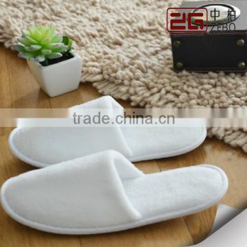 high quality coral fleece non-skid hotel indoor slippers
