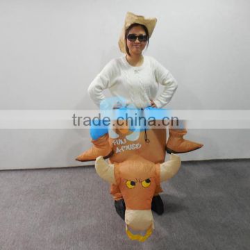 funny inflatable benny the bull costume for sale