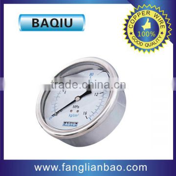 All stainless steel pressure gauge (X-C)