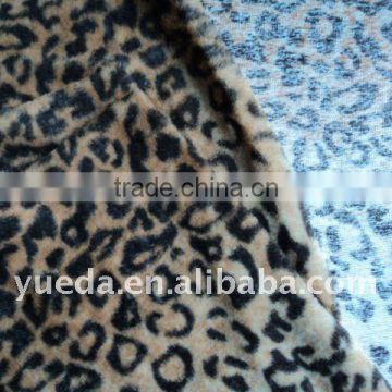 printed leopard pv plush