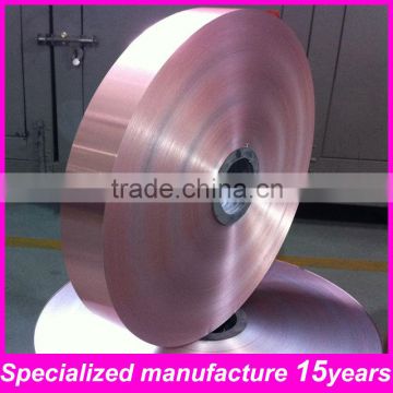 Hot sale polyester insulation CU/PET copper foil for coaxial-cable