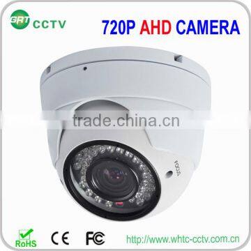 2014 New Product 1200TVL Low Price 1.0 Megapixel 2.8-12mm vandalproof lens waterproof ir ahd dome camera