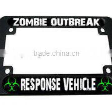 custom motorcycle license plate frames