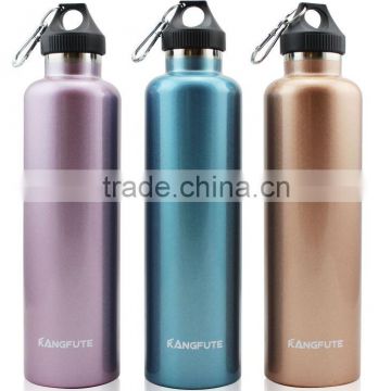 Double wall stainless steel vacuum bottle 33oz BPA free .
