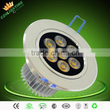 LED Celing down lights 7W 2700~7000K 100~277V 2016 high quality hot sale