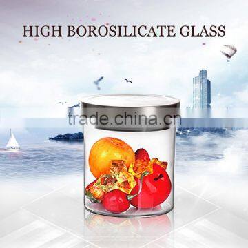 website online hotsell borosilicate glass air tight food jar for 600ml