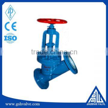 PTFE seal Y-pattern ductile iron globe valve