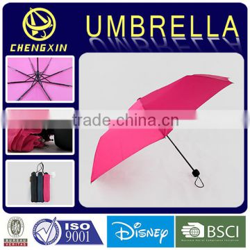 cheap customized color manual open fold umbrella