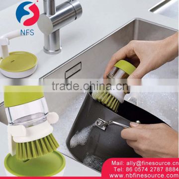 Promotional Convenience Handheld Dish Plastic Kitchen Hand Bottle Small Cleaning Brush