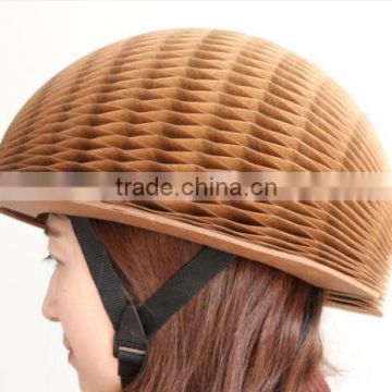 Creative design Kraft paper material safety helmet ,nice outlook adjustable safety helmet parts