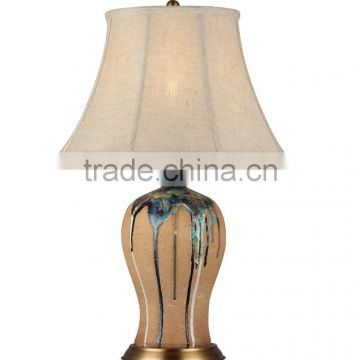 BISINI Luxury Antique Flowing Glaze Ceramic Lamp
