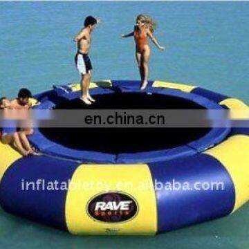 Popular Funny Colorful Big Inflatable Water Trampoline