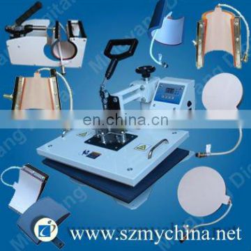 hot sell stable 8 in 1 combo heat press machine with CE