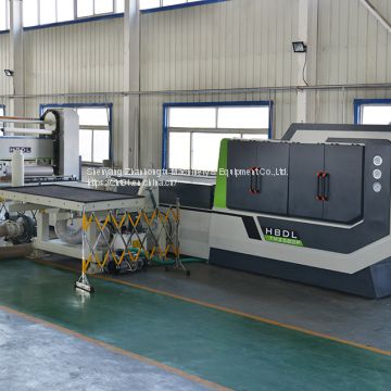 Veneer Vacuum Membrane Press Machine with CE and ISO9001 certifications for cabinet doors