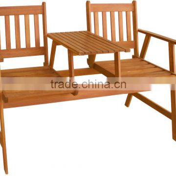 New design Jack &Jill Bench - 100% FSC wooden bench - Perfect Quality - Oil finished - Good Price