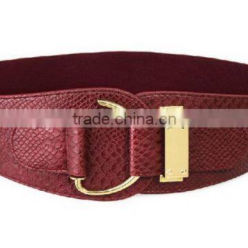 New fashion lady fancy wide elastic belt