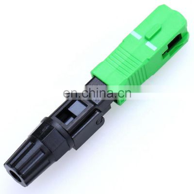 optical fiber fast connector sc/apc fast connector fiber optic quick fast connector black