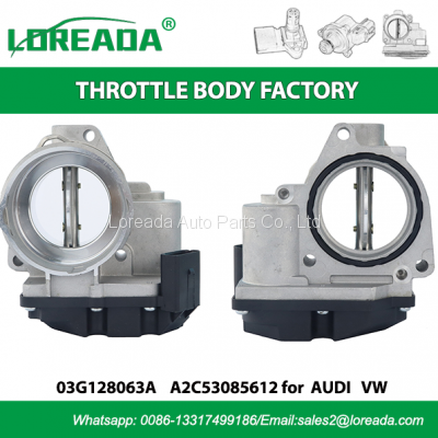 LOREADA Fuel Injection 5Pins 03G128063G 03G128063M 03G128063Q Throttle Body Assembly For Audi A3 Seat Skoda VW Jetta Passat