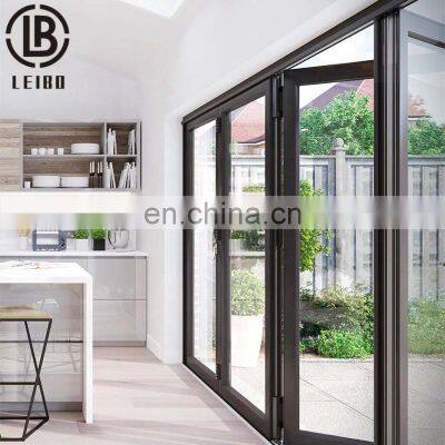 Australian Standard AS2047 AS/NZS2208 AS1288 aluminum exterior glass folding door