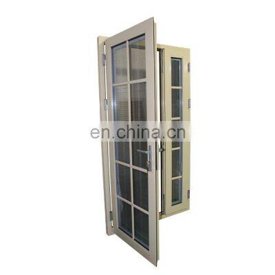 AS2047 NFRC standard Aluminum Double Casement Door with Grid