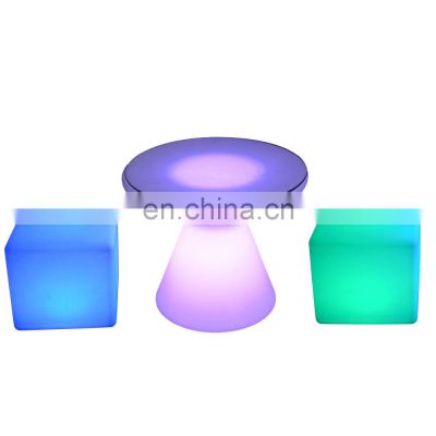 cocktail table lounge outdoor led bar furniture counter stool light up table and chairs