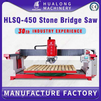 Hualong Machinery HLSQ-450  series Small Stone Processing Machinery for Marble Cutting with Max Length of Horizontal Cutting 3300 mm