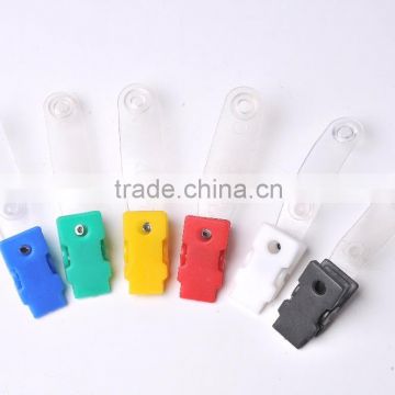 plastic Id card holder clip made in china