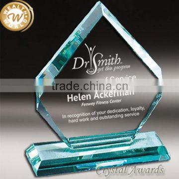 Economic hot sale cheap glass/crystal awards