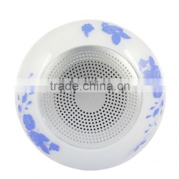 Blue and white porcelain wireless rechargeable portable,mini bluetooth speaker for iphone &ipad&PC